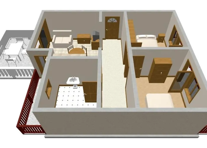 By The Sea Prizba, Korcula - 149 公寓 普瑞兹巴